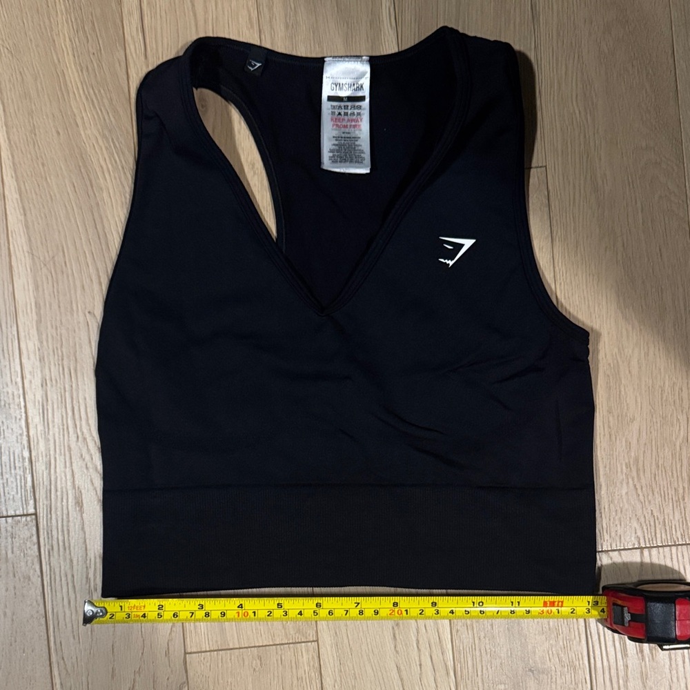 Gymshark Black Sports Top